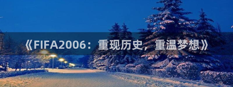 《FIFA2006：重现历史，重温梦想》