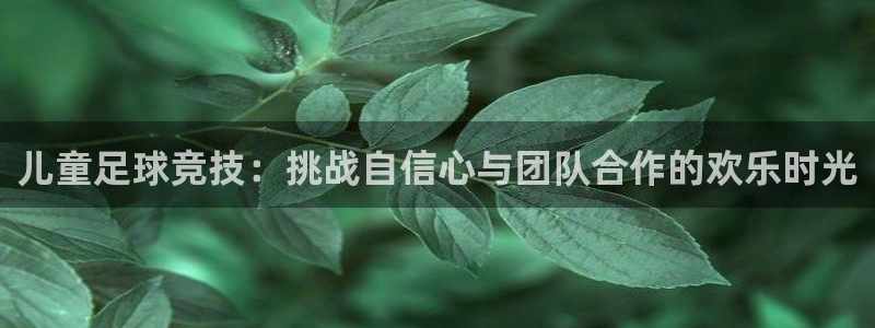 儿童足球竞技：挑战自信心与团队合作的欢乐时光